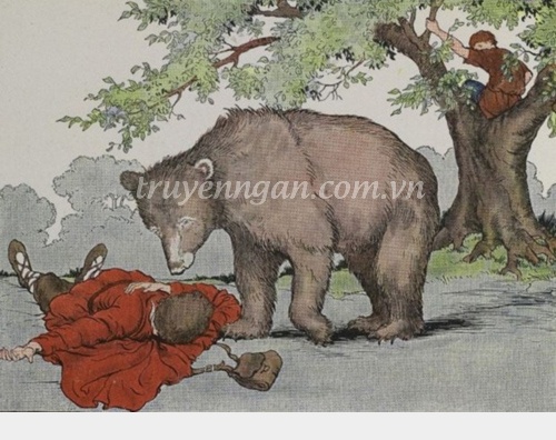 Con gấu và hai người đàn ông