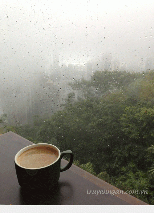 Cơn mưa cuối chiều, ta với ly café, phố nhỏ…